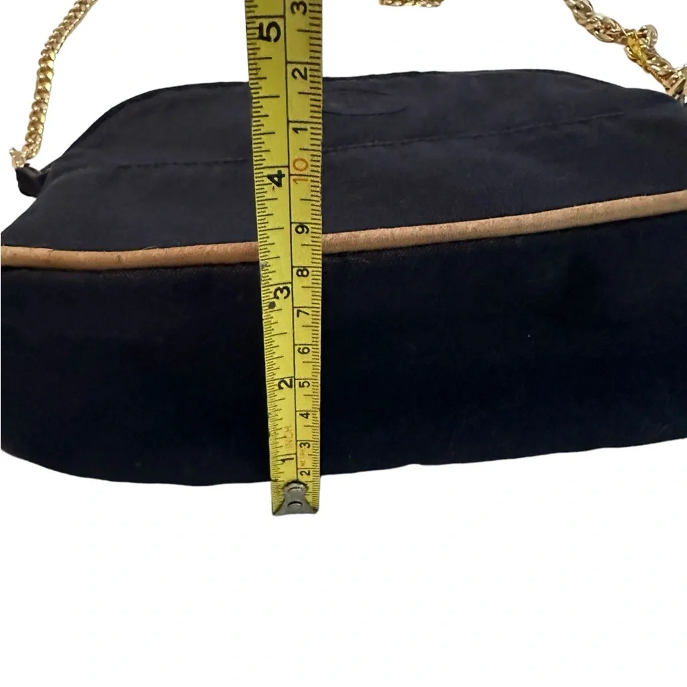Authentic Hermes Bolide Cosmetic Pouch Navy Blue